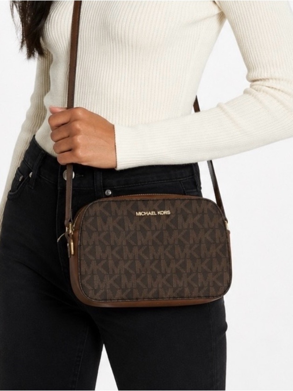 Michael Kors Houston LG Zip Crossbody – NWT - Picture 1 of 8